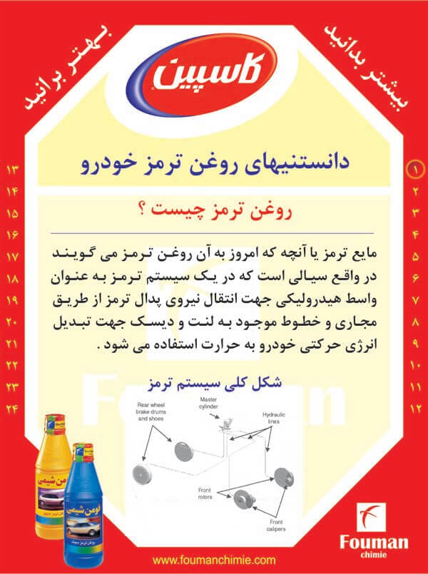 دانستنی روغن ترمز