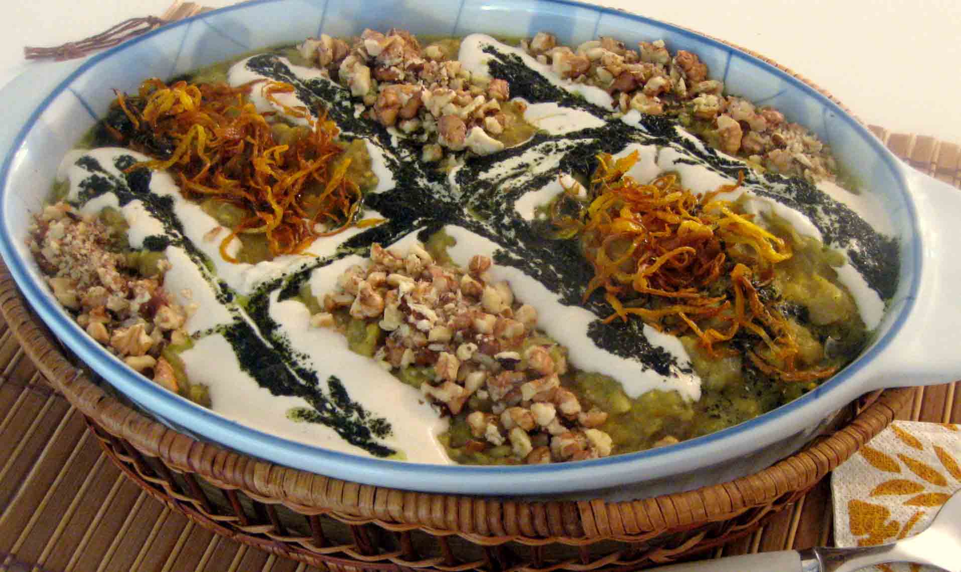 آموزش پخت حلیم بادمجان غذای ایرانی + ویدئو