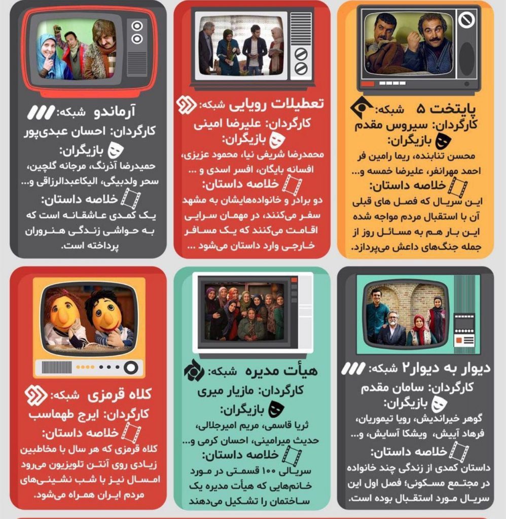 سریال هایی که نوروز ۹۷ روی آنتن میروند