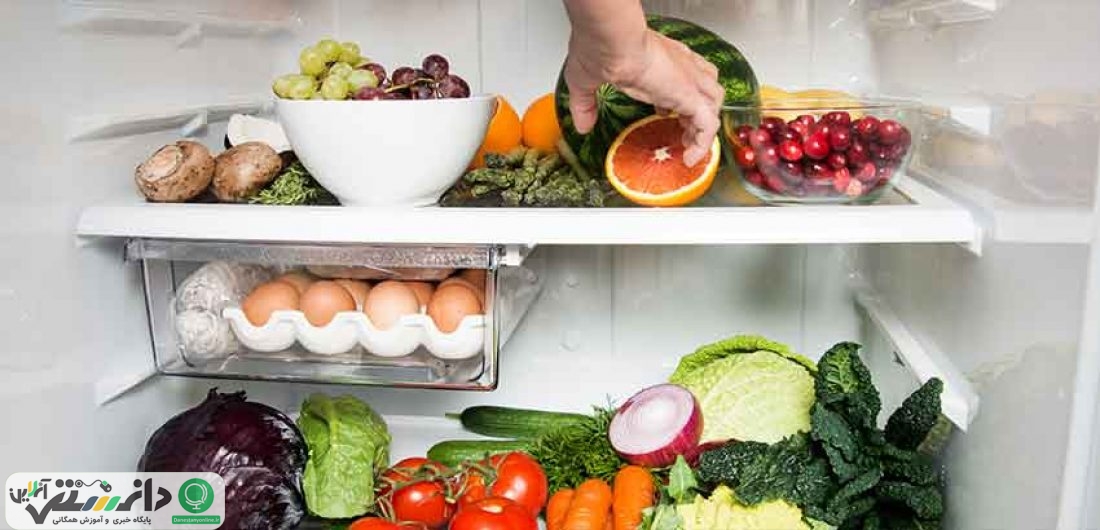 خوراکیهایی که نباید در یخچال نگهداری شوند + اینفوگرافیک