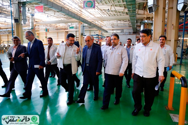 بازدید مدیران و کارشناسان سازمان گسترش و نوسازی صنایع ایران از شرکت زامیاد