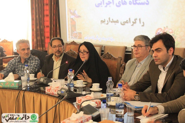 حضور مدیر مسئول گروه نشریات دانستنی در جلسه بررسی مسائل و مشکلات منطقه ۵ تهران
