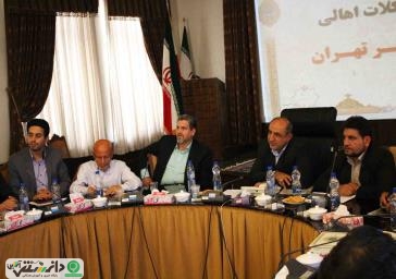 گزارش تصویری جلسه بررسی مسائل و مشکلات شهروندان منطقه ۸ شهرداری تهران