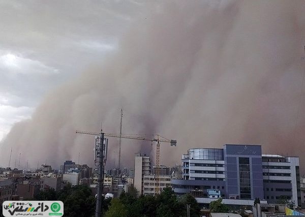 رعایت نکات ایمنی در لحظه وقوع توفان