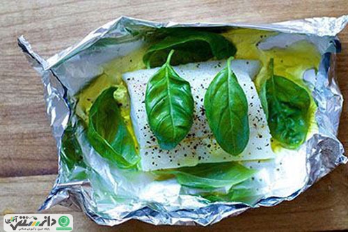 طرز پختن ماهی در فویل با استفاده فر