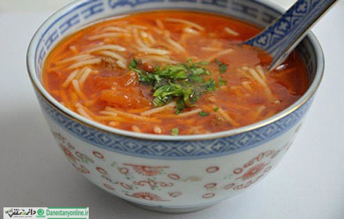 طرز تهیه سوپ ورمیشل