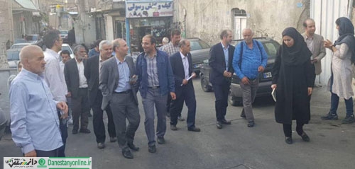 بازدید میدانی از محله فرحزاد