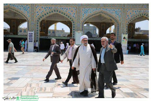 بازدید تولیت آستان قدس رضوی از حریم حرم نورانی امام رضا (ع)