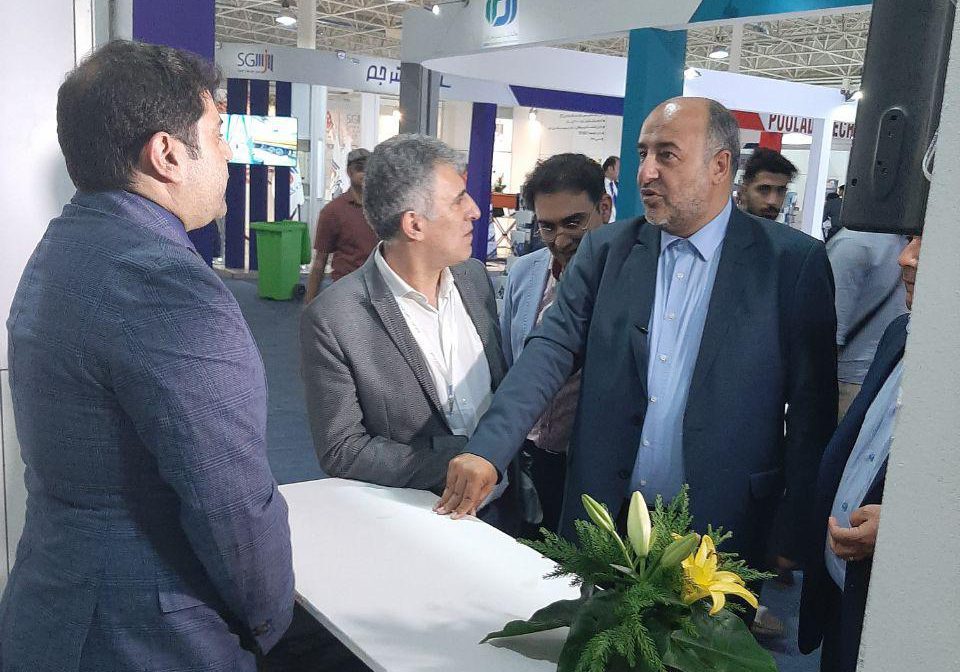 بازدید عضو کمیسیون صنایع مجلس از نمایشگاه صنعت ساختمان