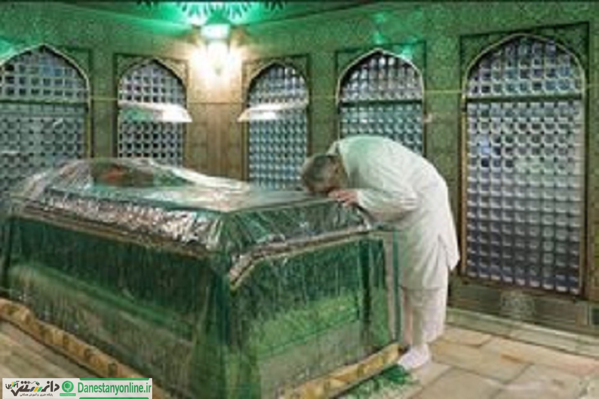 مضجع منور امام رضا(ع) غبارروبی شد /عکس