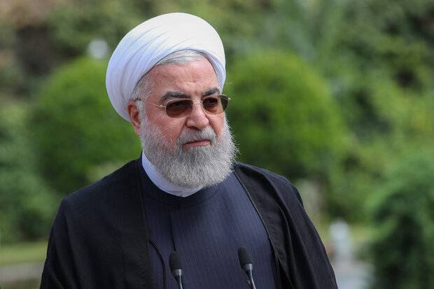 بازدید روحانی از نمایشگاه توسعه زیرساخت های روستایی دولت