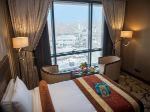 نمایی از یک اتاق مشرف به کعبه