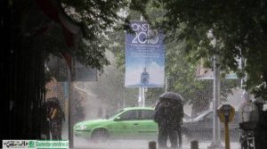 بارندگی، کیفیت هوا و پایداری جوی