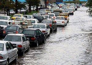 آبگرفتگی ۱۰۰ نقطه در تهران