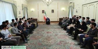 تجلیل رئیس جمهور از مدال آوران المپیادهای جهانی