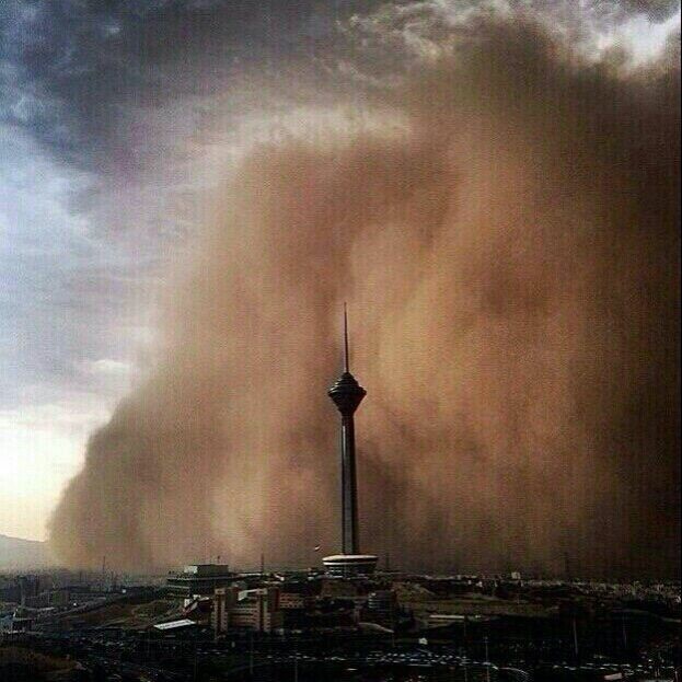 طوفان در تهران