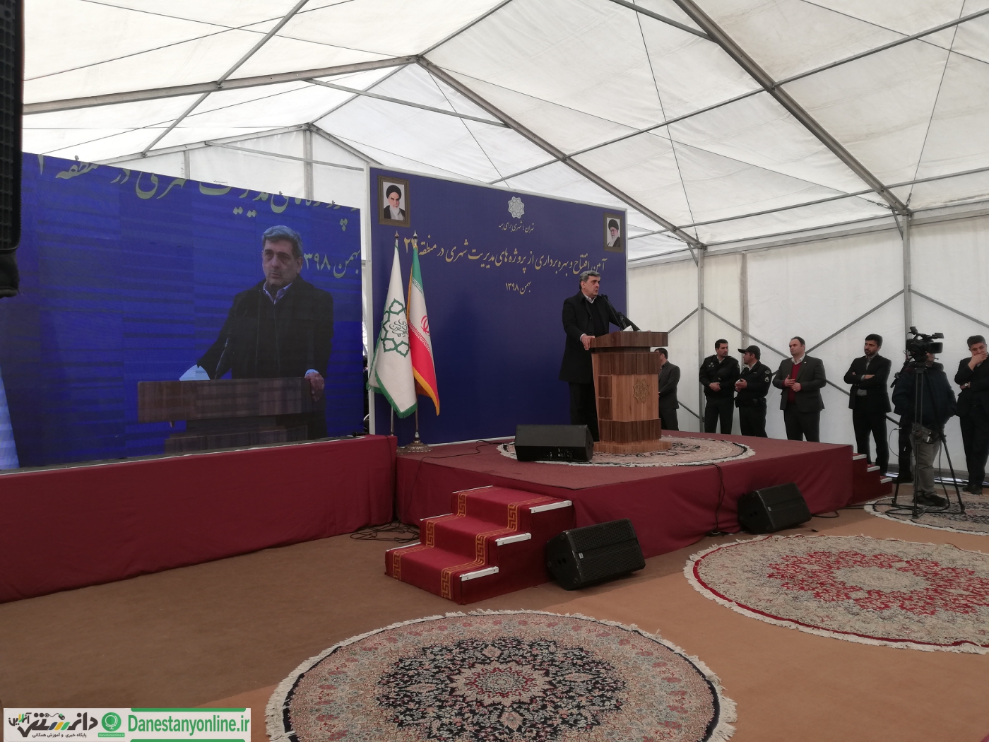 افتتاح ۵۵ طرح مدیریت شهری در منطقه ۲۲ تهران