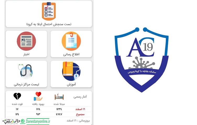 سامانه ایرانی مقابله با کرونا AC19 1.0.7 + لینک دانلود نرم افزار