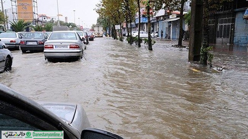 باران سیلآسا در تهران و شهرهای مختلف/مردم خانهنشین شدند