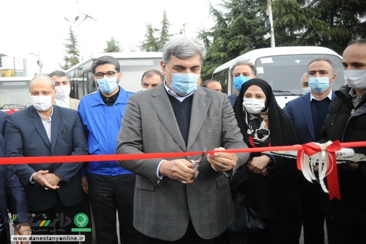 مراسم تحویل ۱۱۰ دستگاه اتوبوس و مینی بوس به شهرداری تهران برگزار شد
