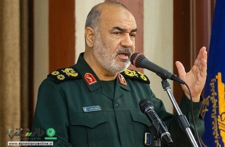 سردار سلامی: فلسطین جدید ظهور یافته که نه با سنگ بلکه با موشک میجنگد