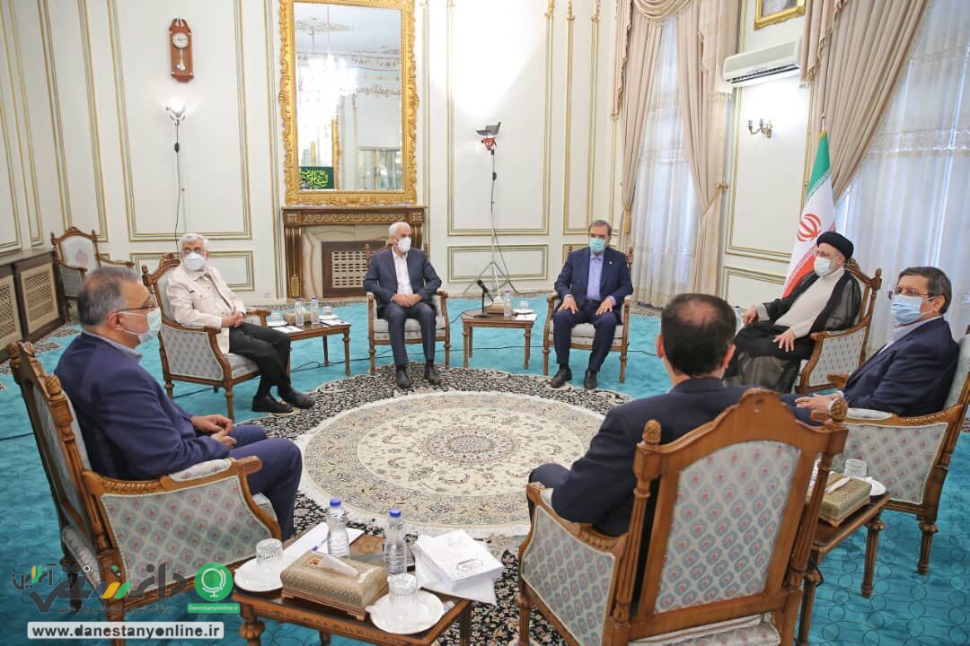 دیدار ۶ کاندیدای انتخابات ریاست جمهوری ۱۴۰۰ با رئیسجمهور منتخب + فیلم