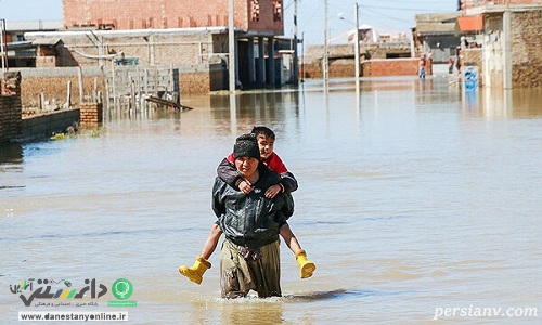 سیل خود ساخته وزارت نیرو در سال 98 به قصد انتقال آب