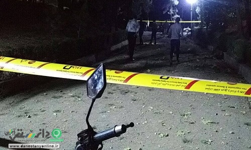 انفجار شی ناشناسی در اطراف پارک ملت