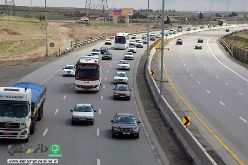 تردد و ترافیک در محورهای مواصلاتی کشور کاهش یافت