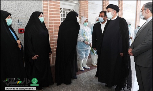 حضور رئیس جمهور در مجتمع عروجیان بهشت زهرا(س)+ گزارش تصویری