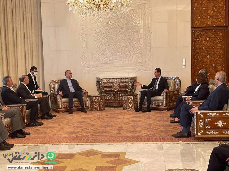 دیدار وزیر امور خارجه کشور با بشار اسد