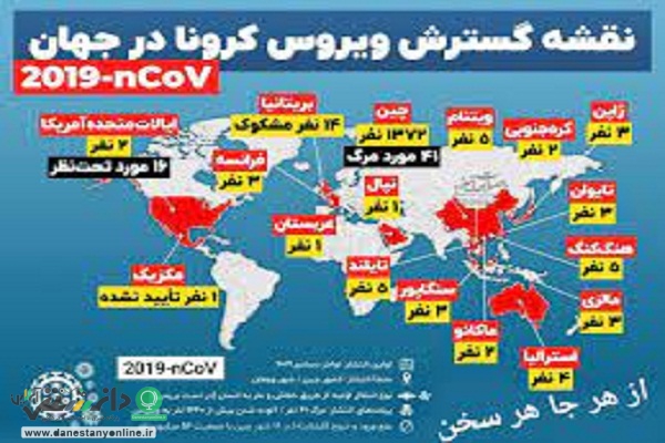 آمار جهانی کرونا