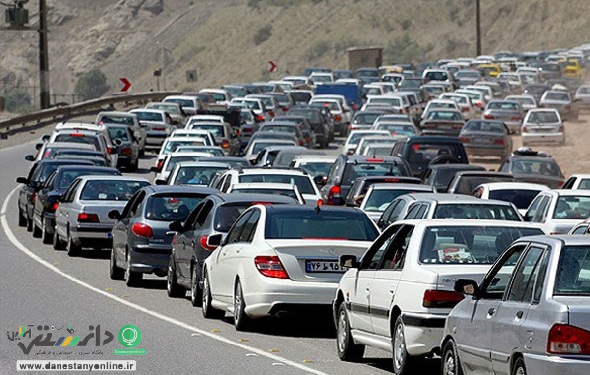 ترافیک سنگین محور چالوس در اوج کرونا