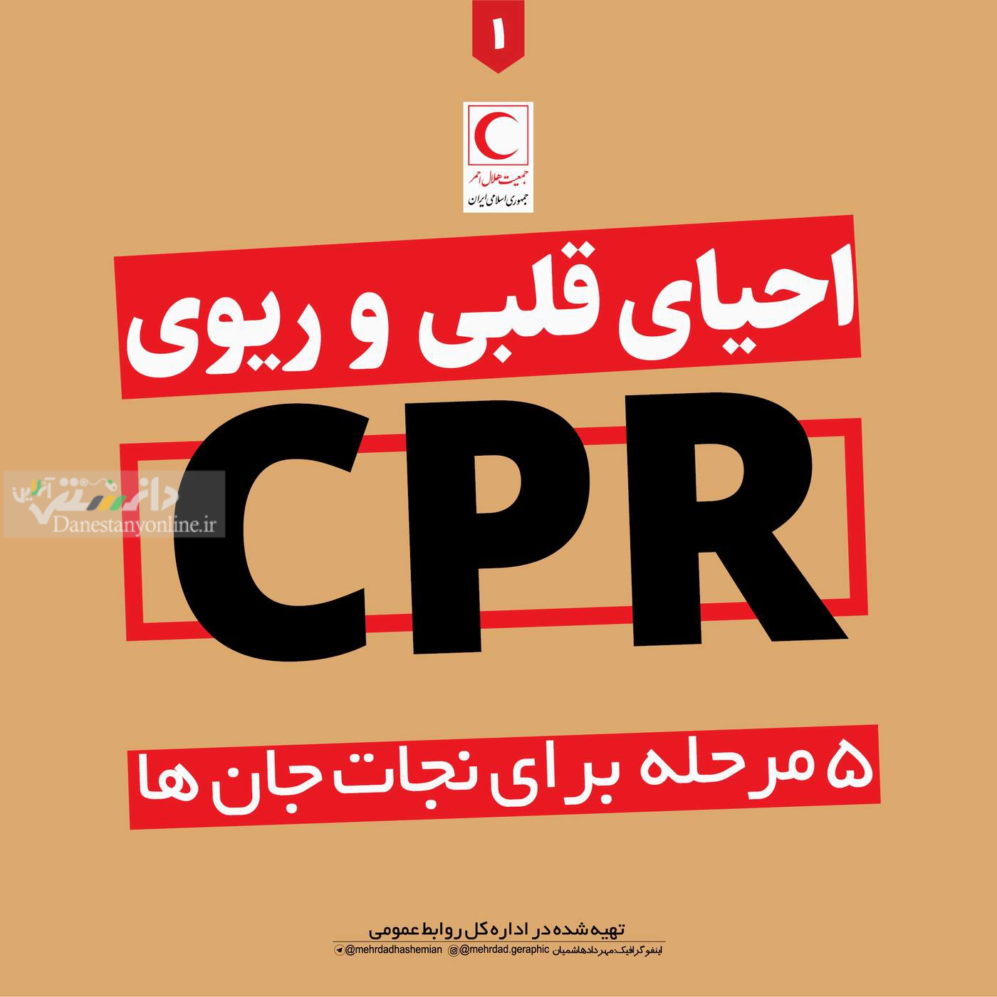 5 مرحله مهم برای نجات جان ها/ اینفوگرافیک