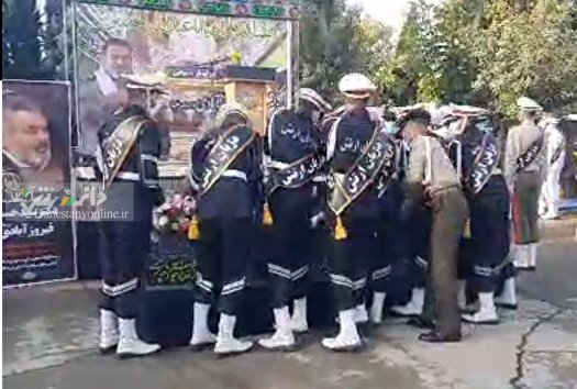 مراسم تشییع پیکر سرلشکر بسیجی فیروز آبادی
