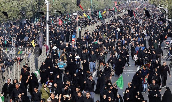 مراسم راهپیمایی جاماندگان اربعین