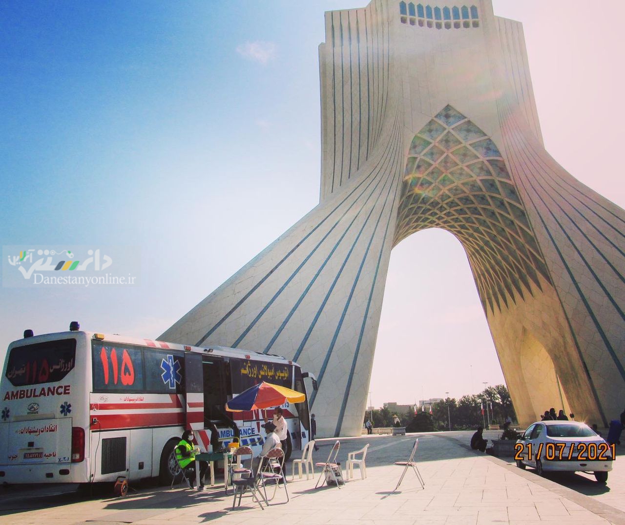 بازدید رایگان از برج آزادی بعد از تزریق واکسن