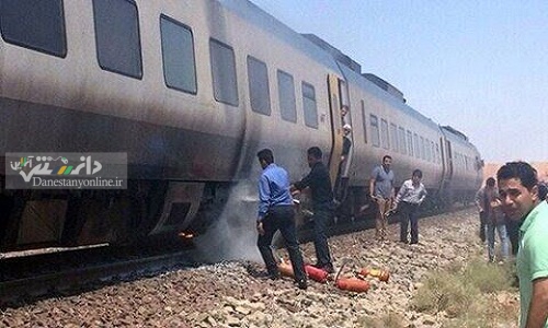 دهقانی: حادثه آتش سوزی قطار یزد – نائین تلفات نداشت