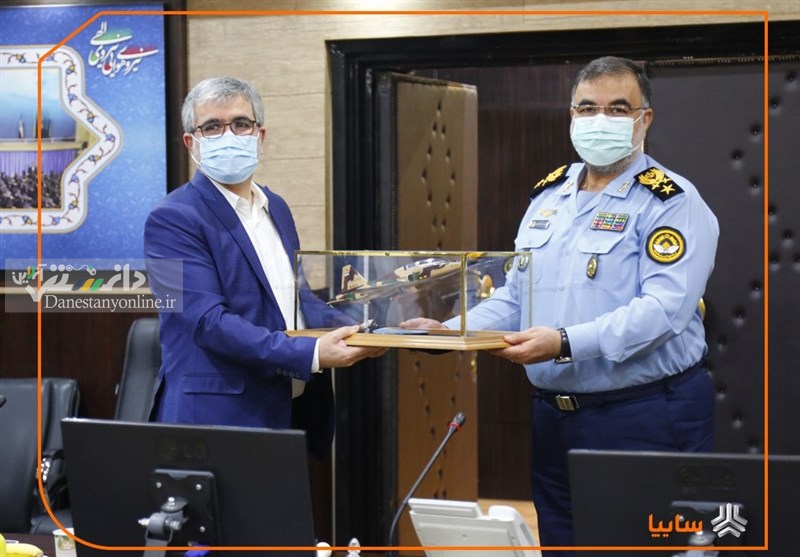 دیدار مدیرعامل گروه خودروسازی سایپا و فرمانده نیروی هوایی ارتش