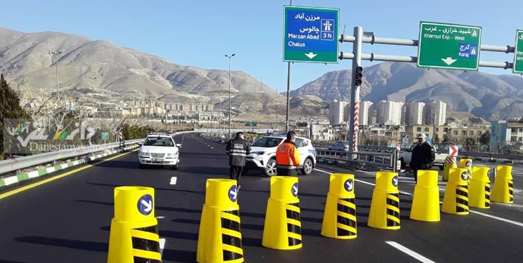 این مسیرها آخر هفته یکطرفه میشوند