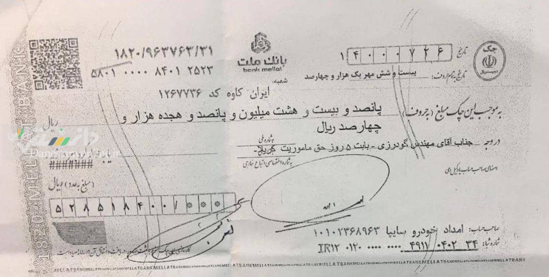سفر ۵٢ میلیونی به کربلا برای مدیرعامل امداد خودرو سایپا