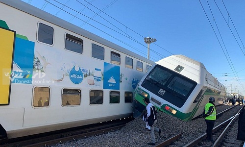جزئیات جدید از خروج مترو کرج – تهران/ دو دستگاه قطار بهم برخورد کردند