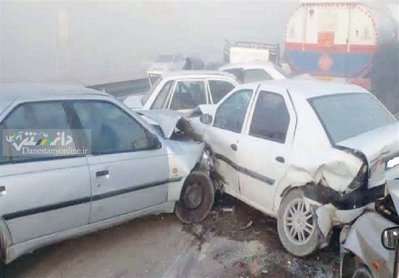 گزارش خودروسازان از تصادف زنجیره ای بهبهان