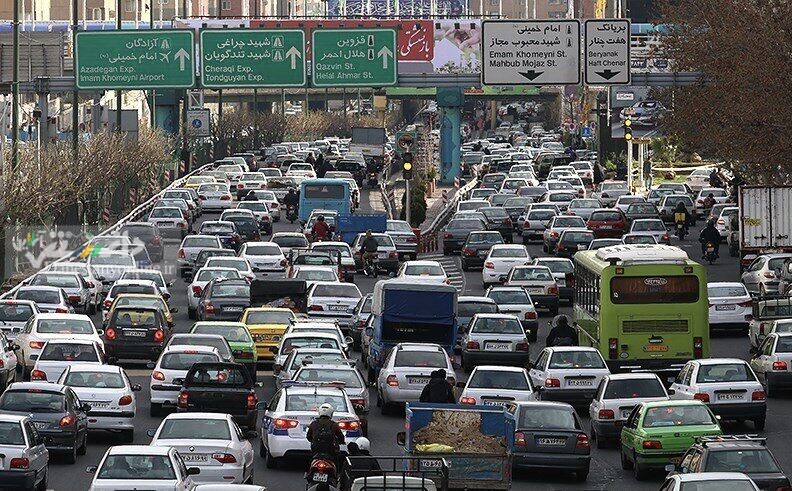 ترافیک پرحجم صبحگاهی در ۴ بزرگراه پایتخت؛ 26 دی