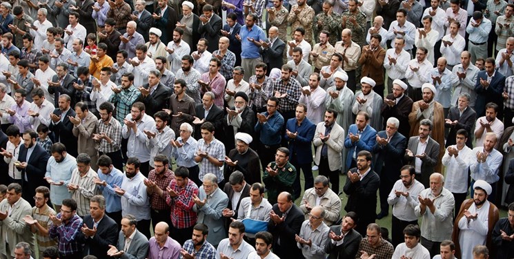 برگزاری نماز عید فطر در دانشگاه تهران