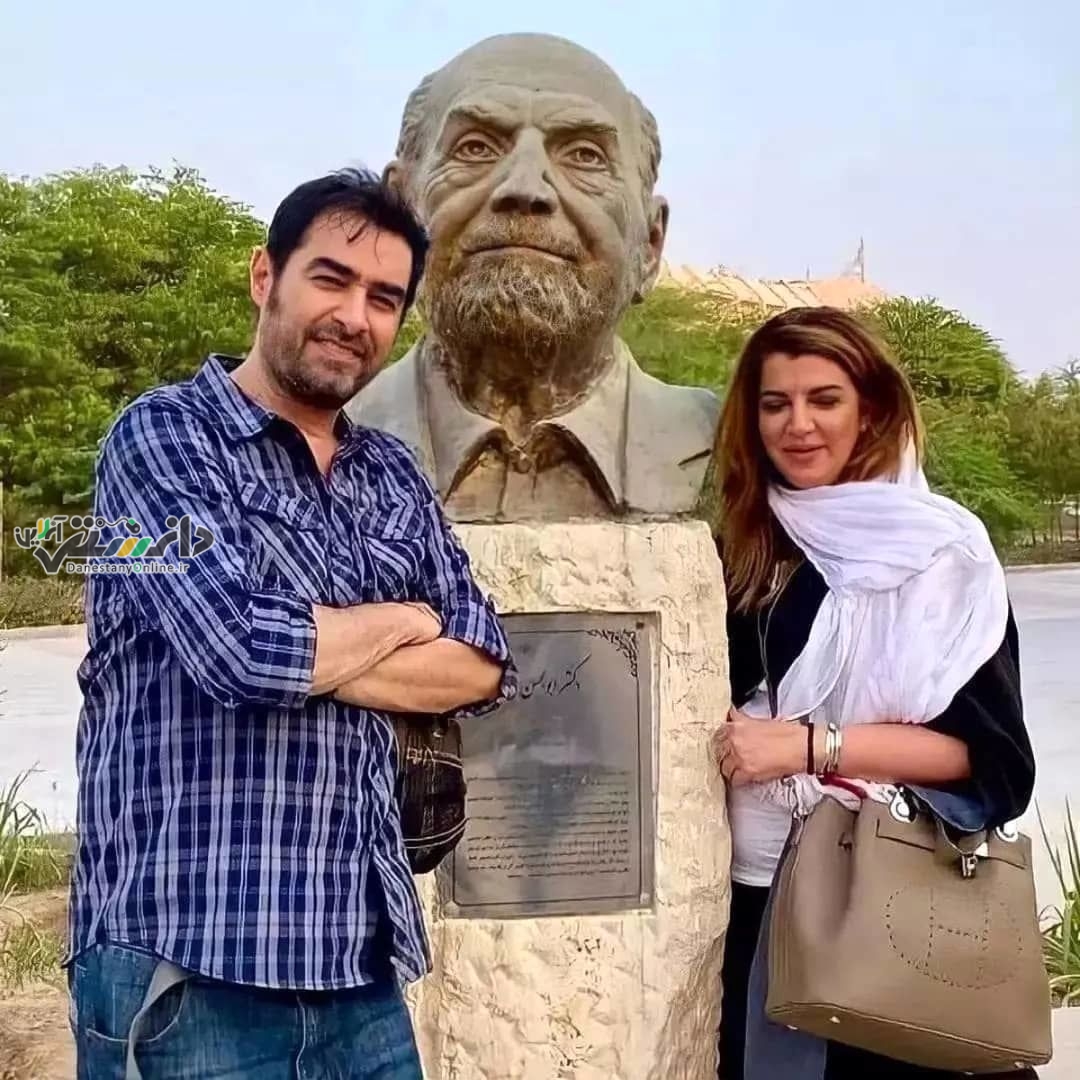 تصویری از شهاب حسینی در کنار یک خانم ناشناس را ببینید.