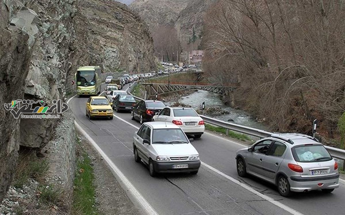 مسدود شدن جاده چالوس تا ۳ روز