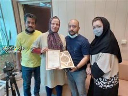بانوی آلمانی به دین اسلام تشرف یافت
