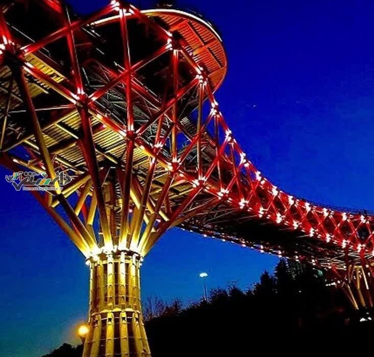 امشب«پل طبیعت» قرمز میشود