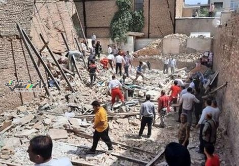 یک کشته در ریزش مرگبار ساختمانی در تهران!